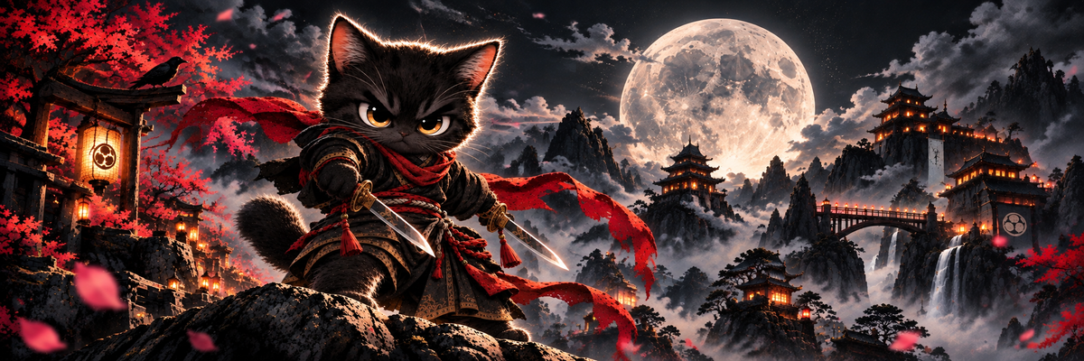 Kage character fantasy art — The Ten Paws collection