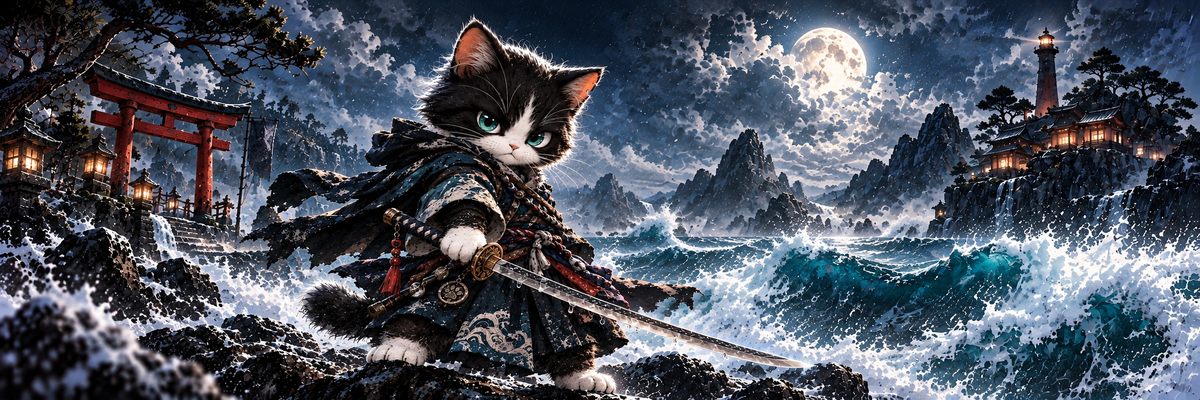 Kaito character fantasy art — The Ten Paws collection