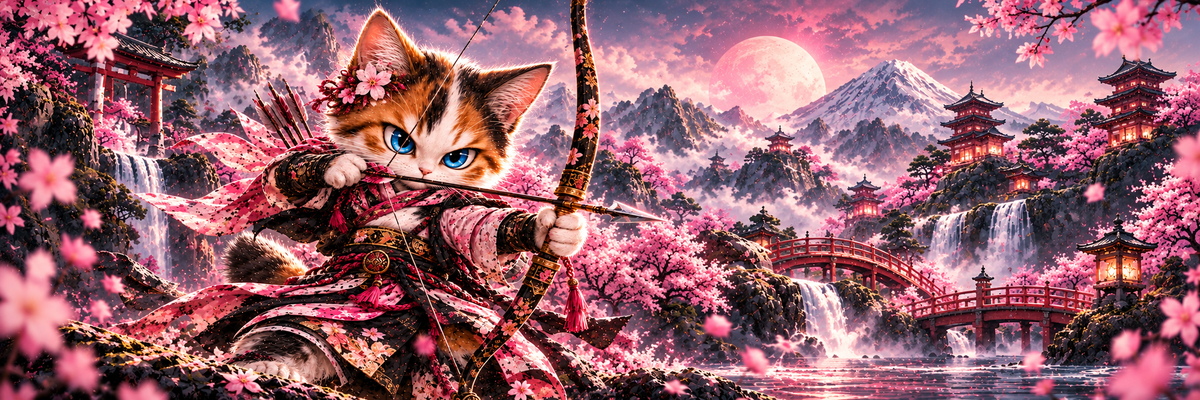 Sakura character fantasy art — The Ten Paws collection