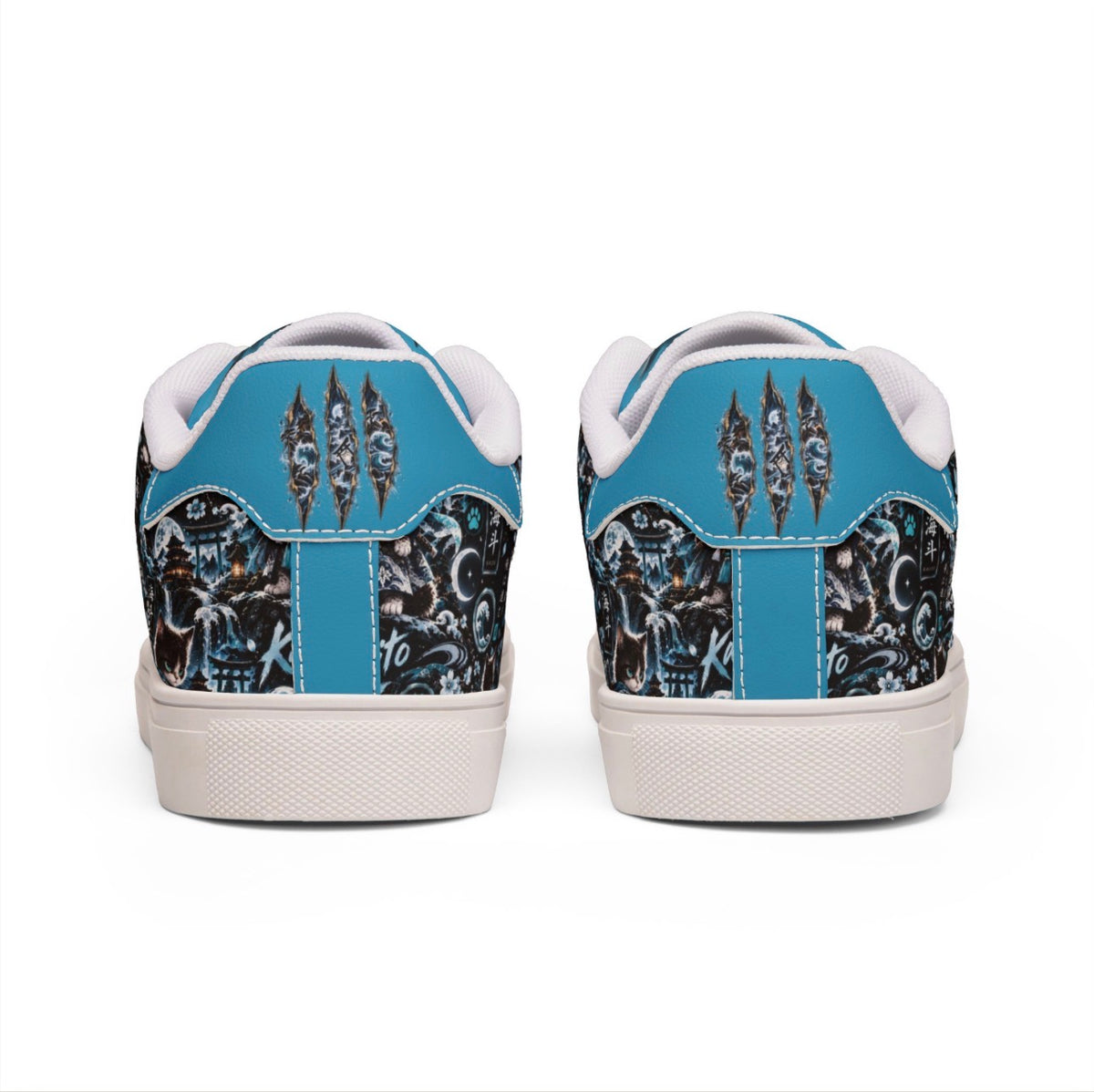 KAITO 🌊 — The Ocean Ronin Men's Low-Top Leather Sneakers
