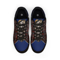 RAIDEN ⚡ — The Lightning Samurai Men's Low-Top Leather Sneakers