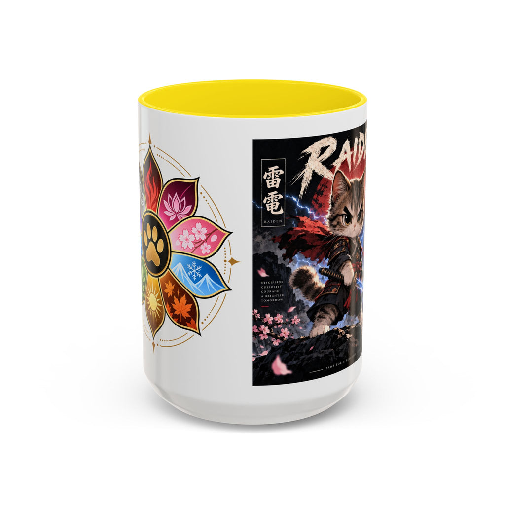 RAIDEN ⚡ — The Lightning Samurai Accent Coffee Mug (11, 15oz)