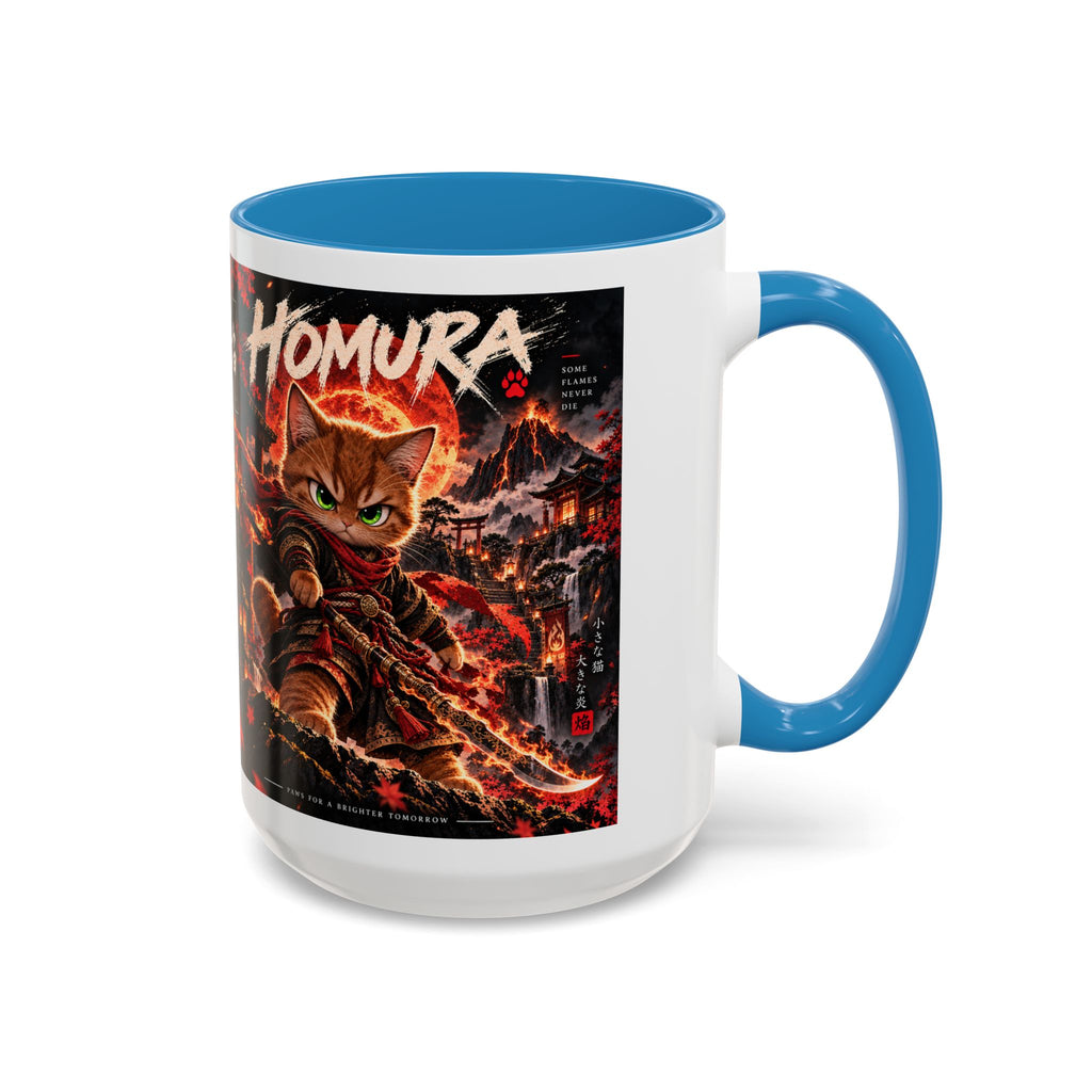 HOMURA 🔥 — The Fire Guardian Accent Coffee Mug (11, 15oz)