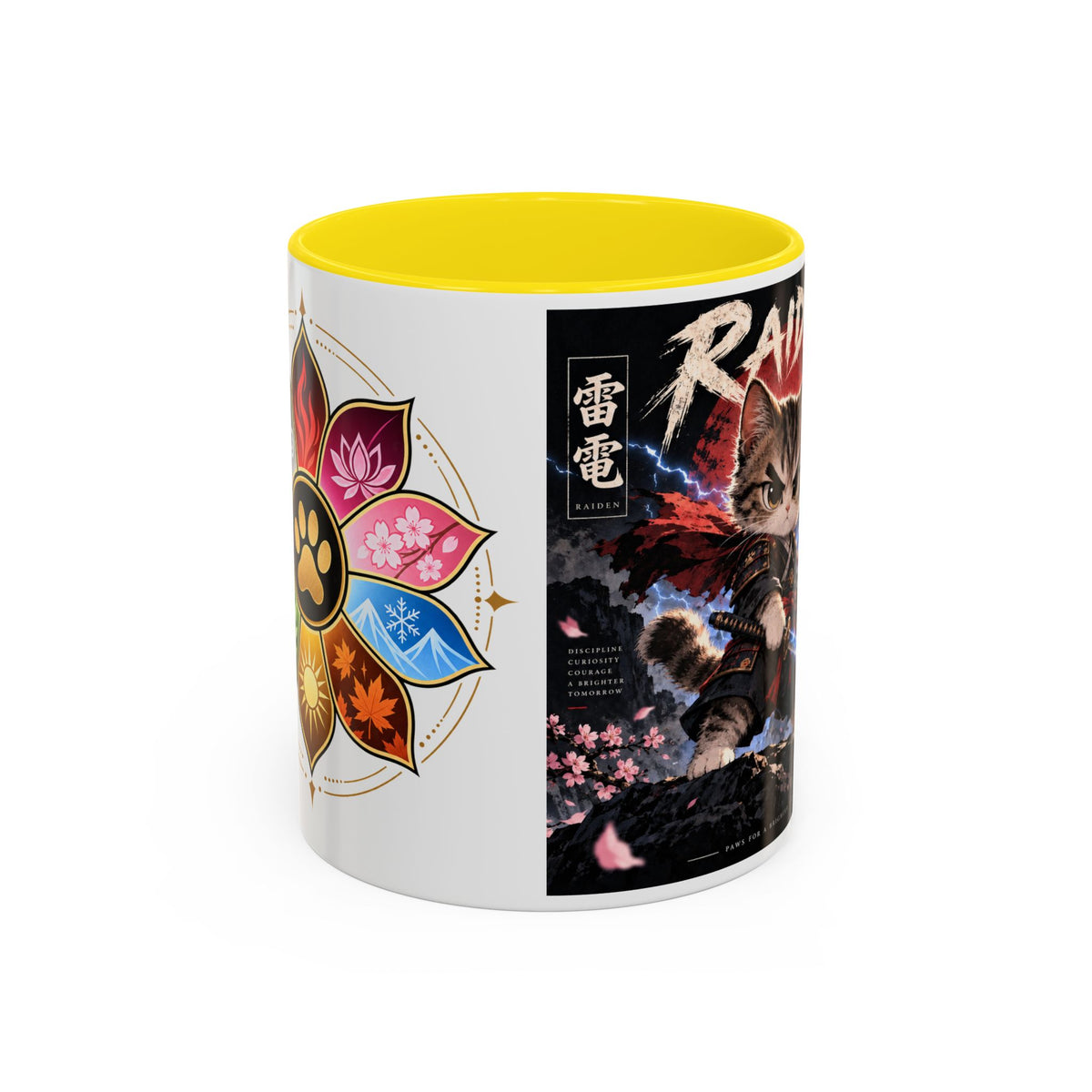 RAIDEN ⚡ — The Lightning Samurai Accent Coffee Mug (11, 15oz)