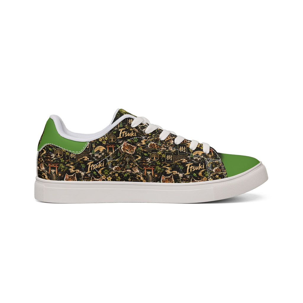 ITSUKI 🌿 — The Forest Guardian Men's Low-Top Leather Sneakers