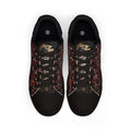 KAGE 🌑 — The Shadow Ninja Men's Low-Top Leather Sneakers