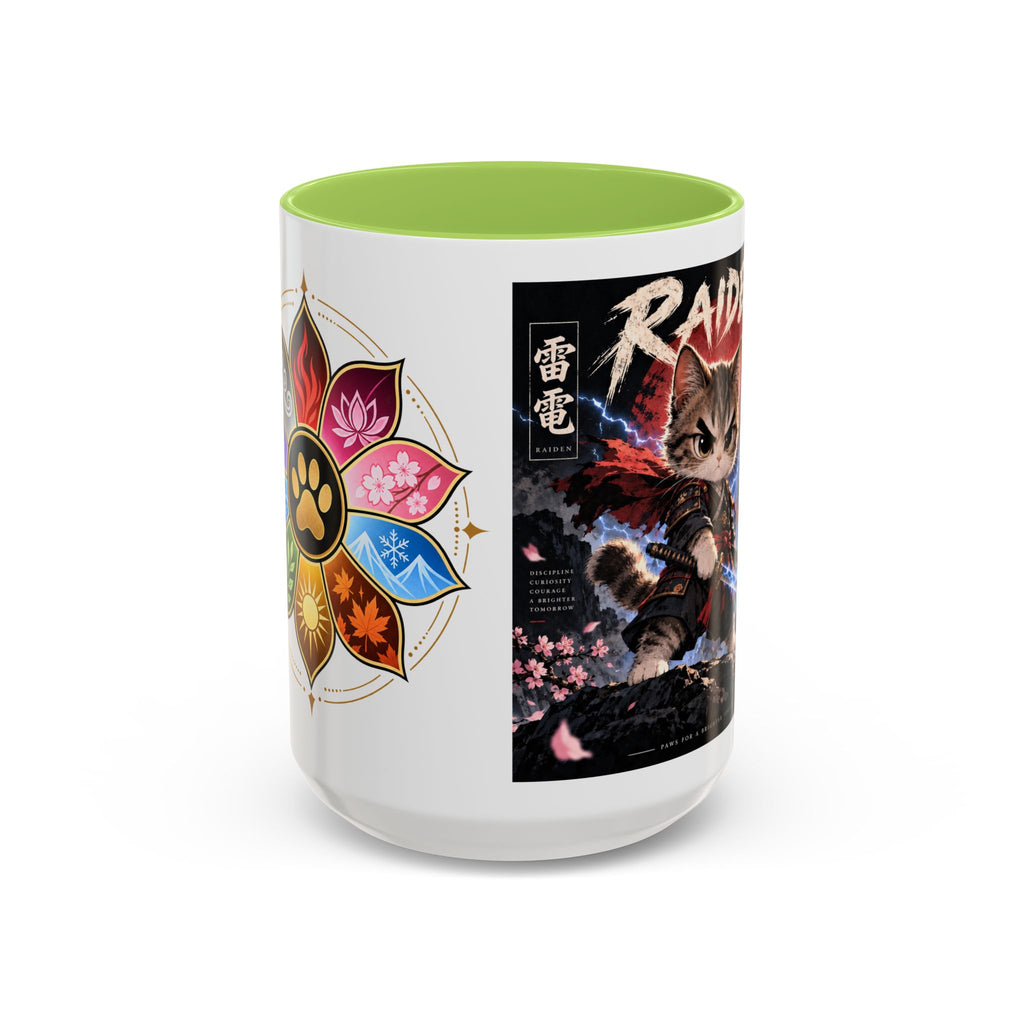 RAIDEN ⚡ — The Lightning Samurai Accent Coffee Mug (11, 15oz)