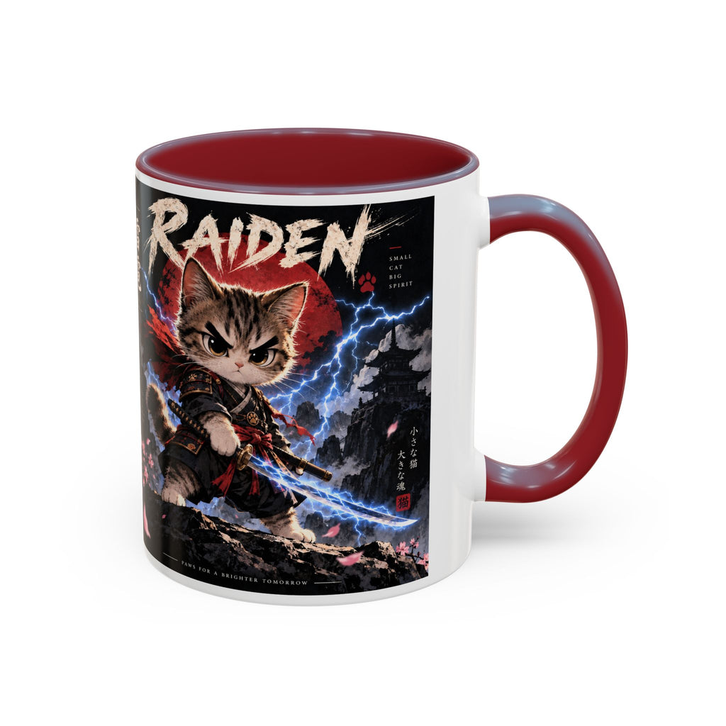 RAIDEN ⚡ — The Lightning Samurai Accent Coffee Mug (11, 15oz)