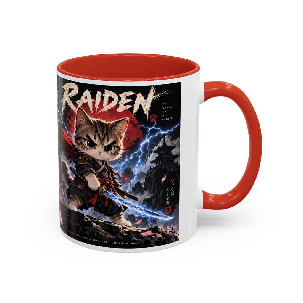 RAIDEN ⚡ — The Lightning Samurai Accent Coffee Mug (11, 15oz)