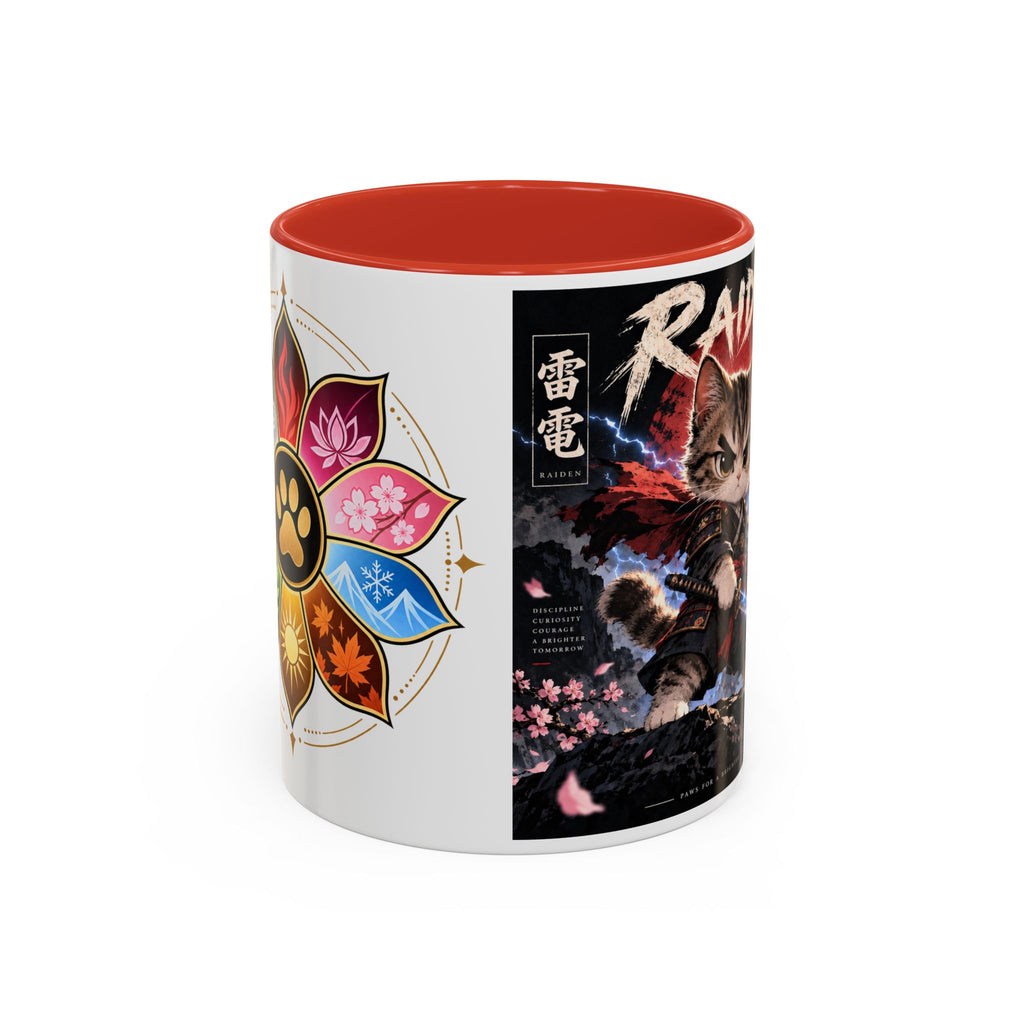RAIDEN ⚡ — The Lightning Samurai Accent Coffee Mug (11, 15oz)