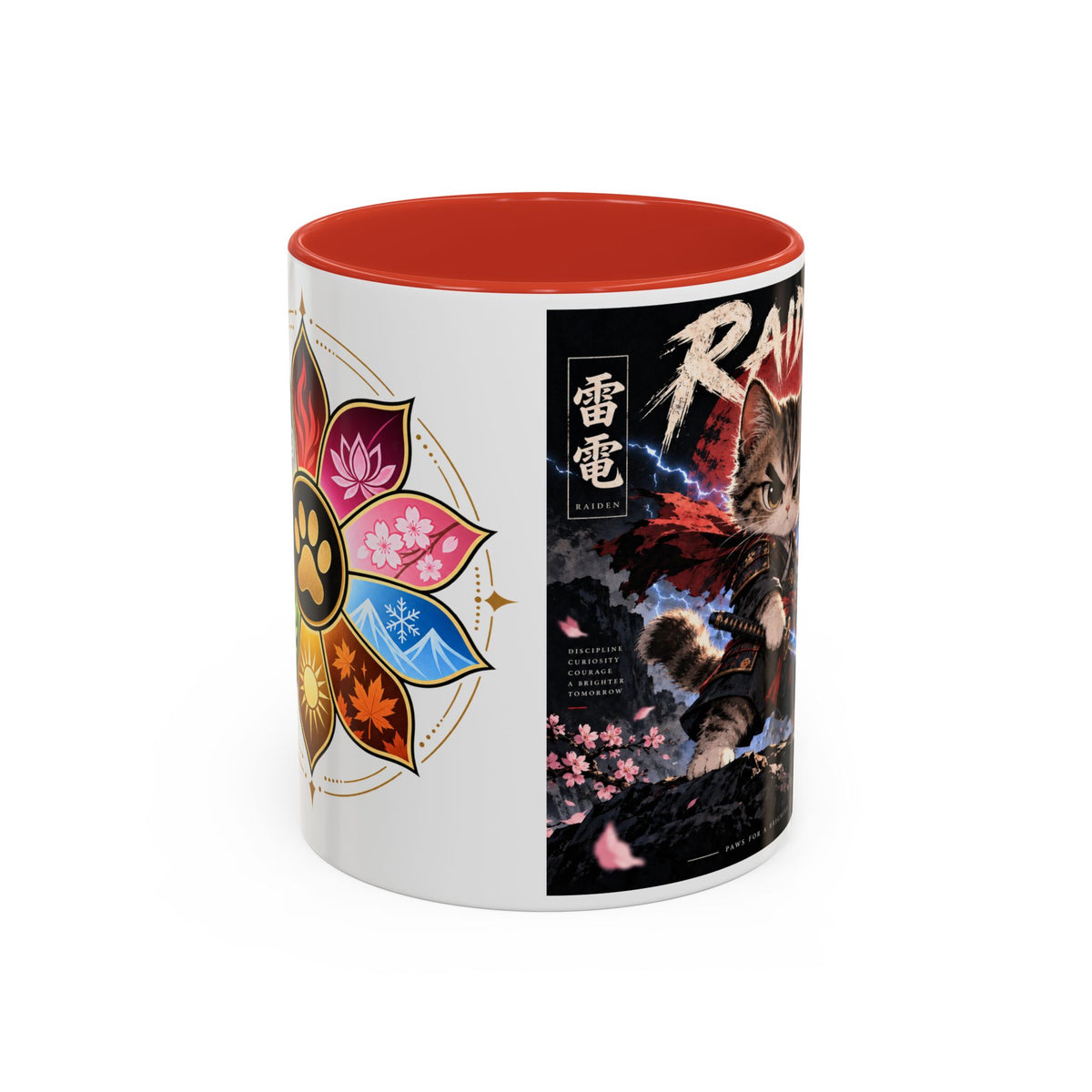 RAIDEN ⚡ — The Lightning Samurai Accent Coffee Mug (11, 15oz)