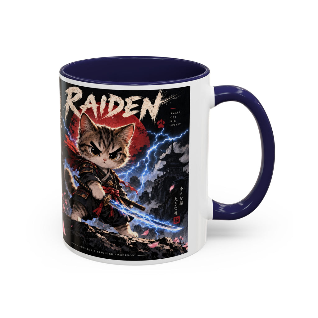 RAIDEN ⚡ — The Lightning Samurai Accent Coffee Mug (11, 15oz)