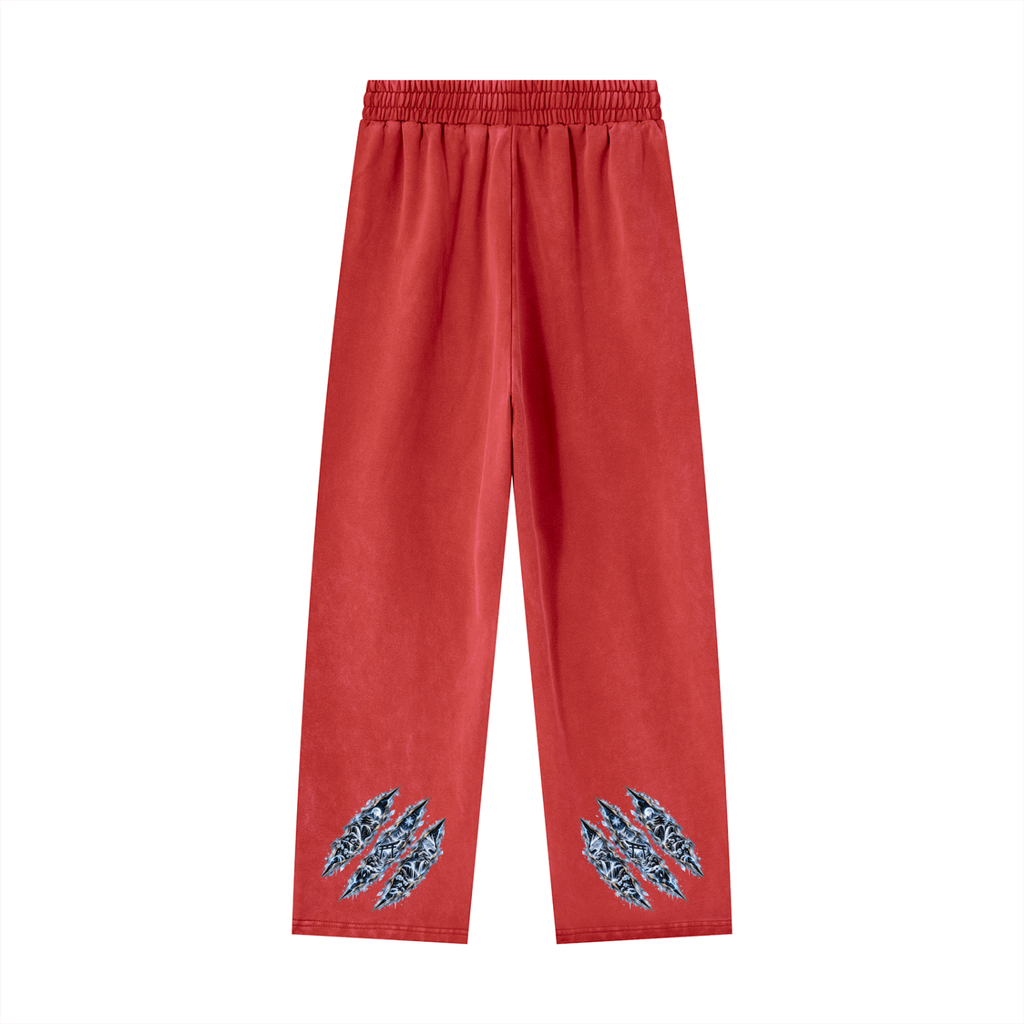 FUYUKI ❄️ — The Snow Warrior Unisex Heavyweight Vintage Wash Sweatpants