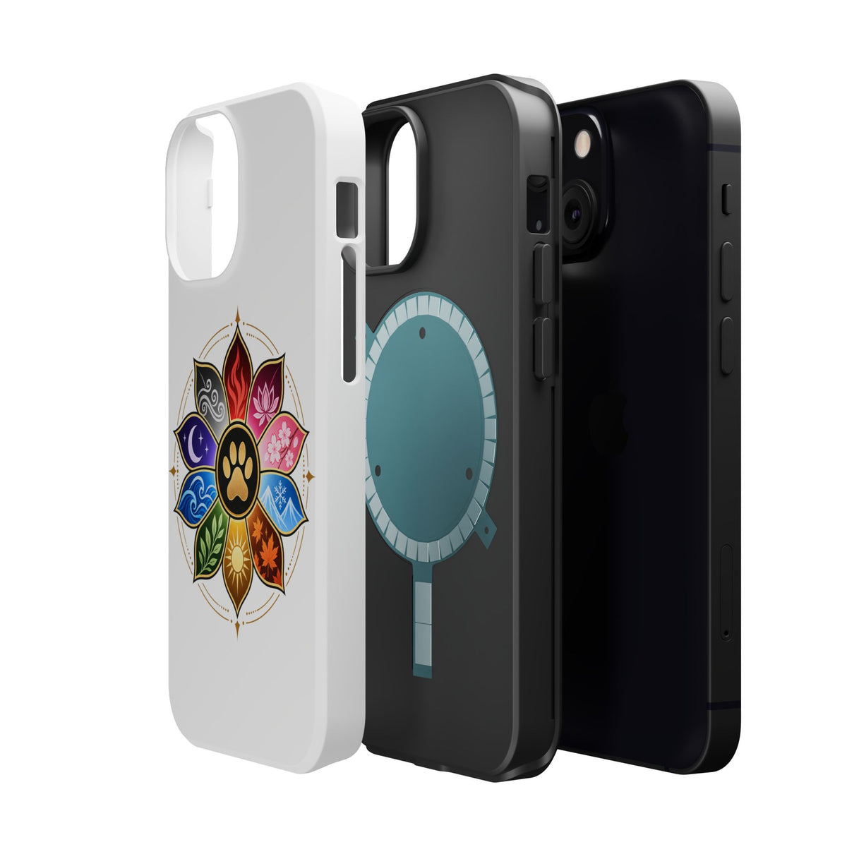🐾 THE TEN PAWS — OFFICIAL SEAL Magnetic Impact-Resistant Cases