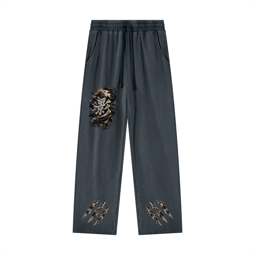 KAGE 🌑 — The Shadow Ninja   Unisex Heavyweight Vintage Wash Sweatpants