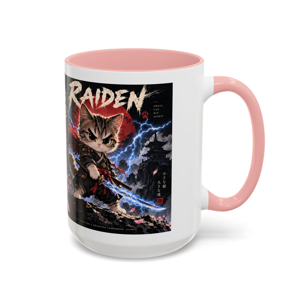 RAIDEN ⚡ — The Lightning Samurai Accent Coffee Mug (11, 15oz)