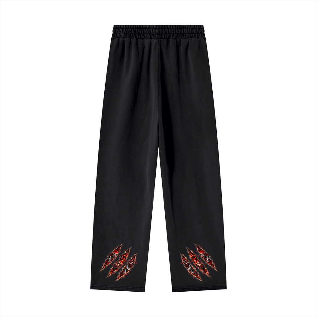 HOMURA 🔥 — The Fire Guardian Unisex Heavyweight Vintage Wash Sweatpants