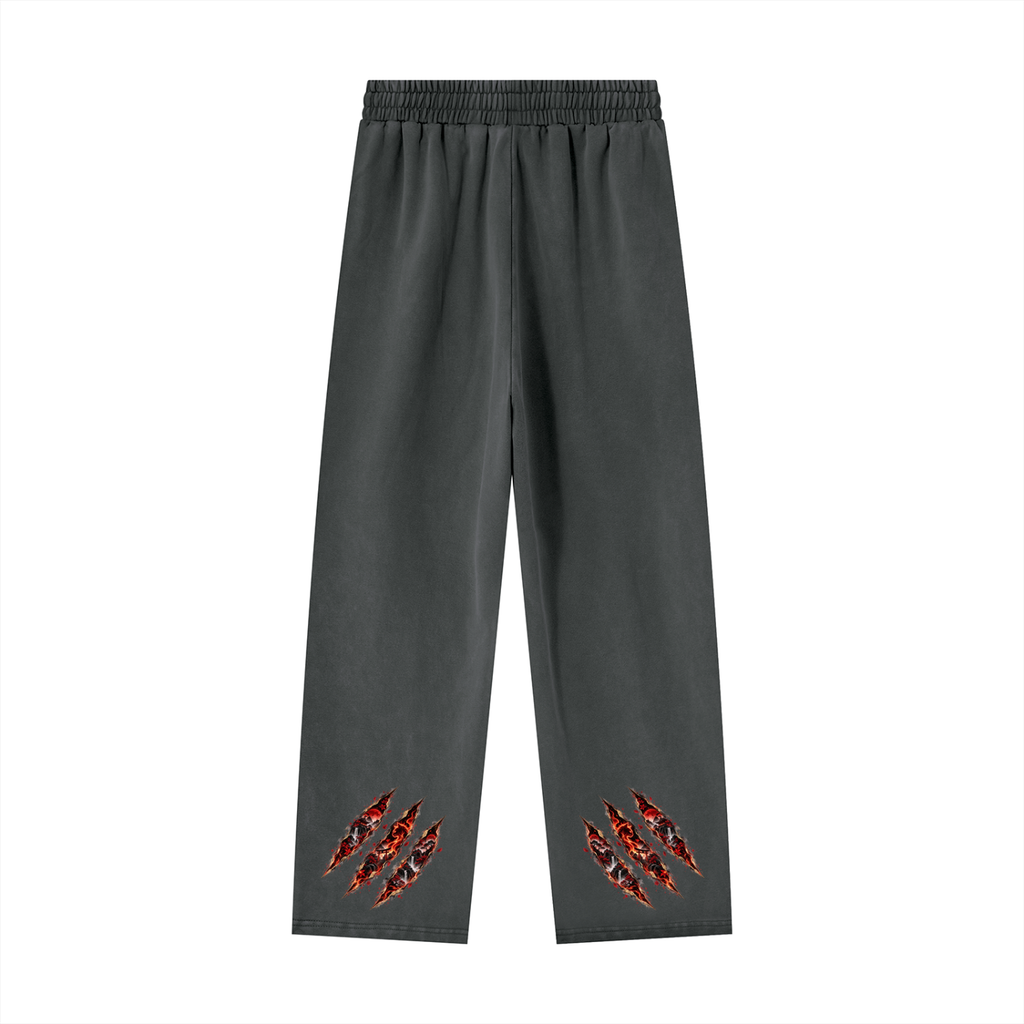 HOMURA 🔥 — The Fire Guardian Unisex Heavyweight Vintage Wash Sweatpants