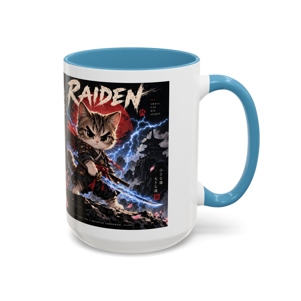 RAIDEN ⚡ — The Lightning Samurai Accent Coffee Mug (11, 15oz)