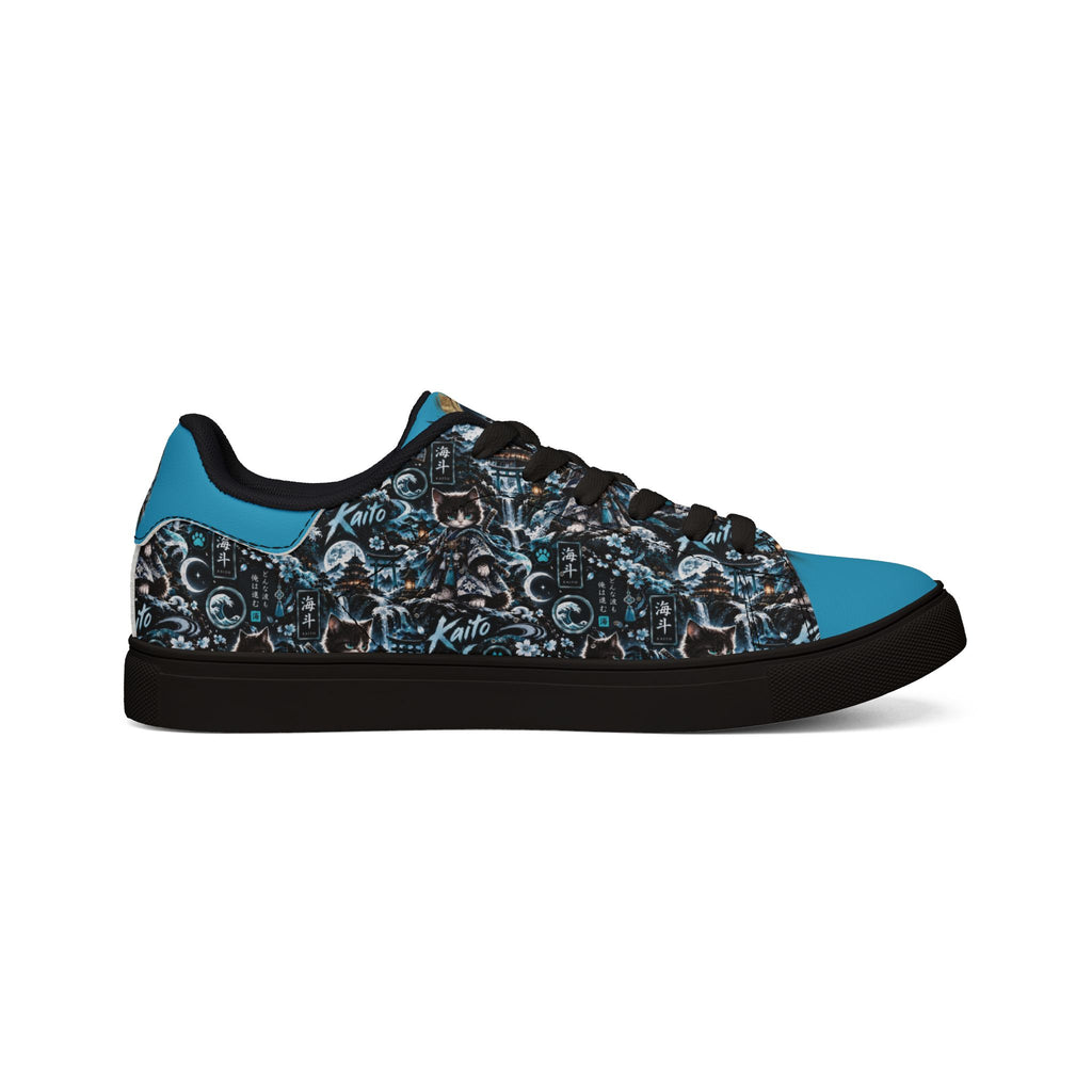 KAITO 🌊 — The Ocean Ronin Men's Low-Top Leather Sneakers