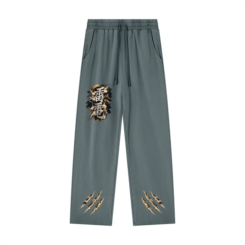 RAIDEN ⚡ — The Lightning Samurai Unisex Heavyweight Vintage Wash Sweatpants