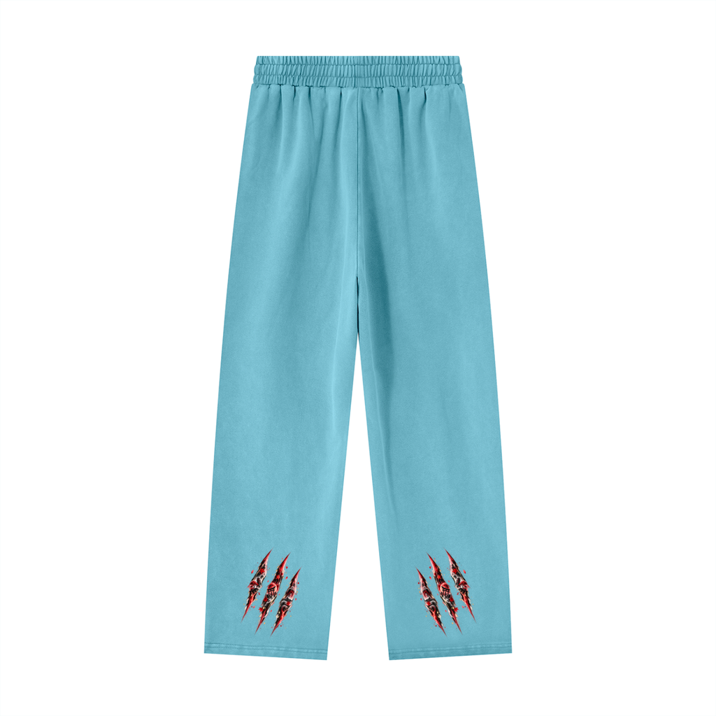 RENJI 🪷 — The Warrior Monk   Unisex Heavyweight Vintage Wash Sweatpants