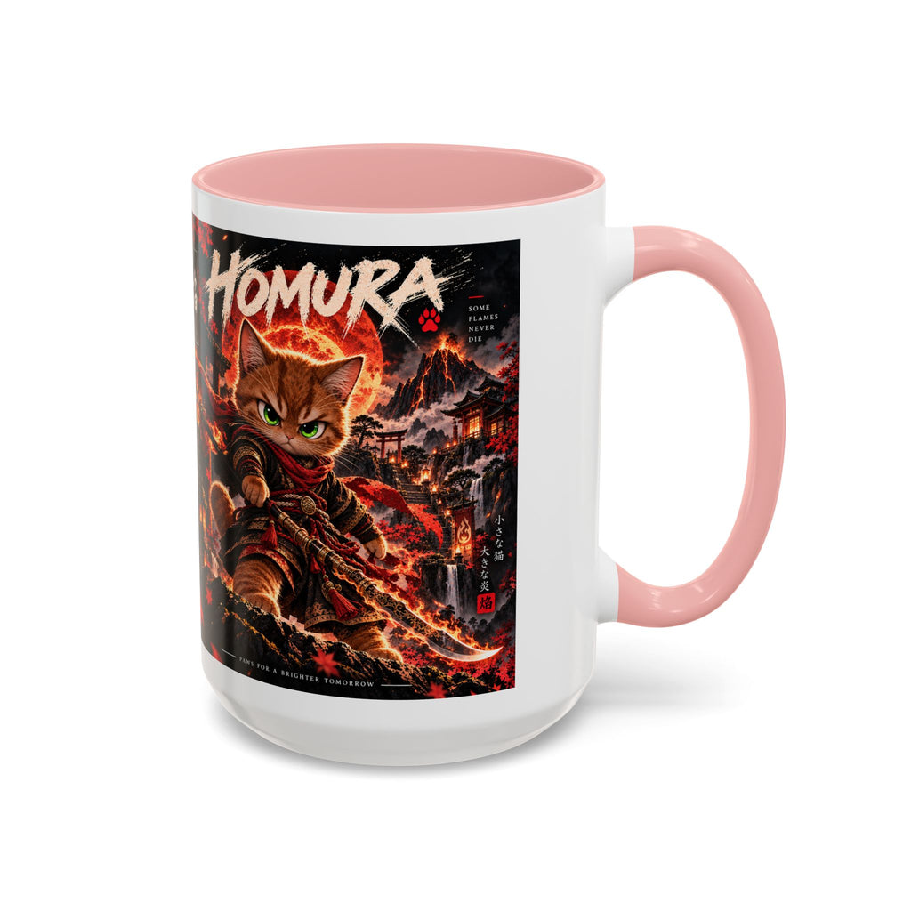 HOMURA 🔥 — The Fire Guardian Accent Coffee Mug (11, 15oz)