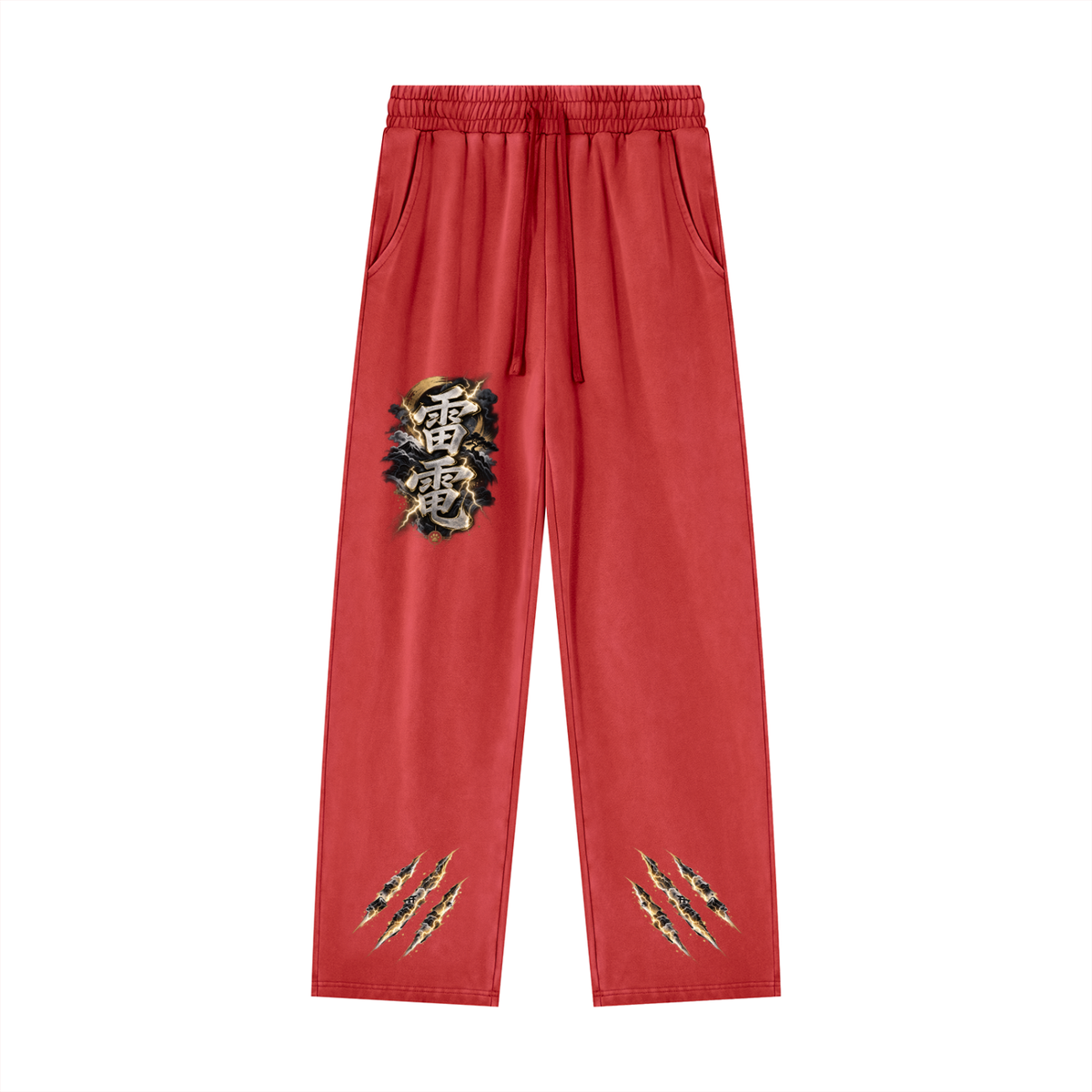 RAIDEN ⚡ — The Lightning Samurai Unisex Heavyweight Vintage Wash Sweatpants