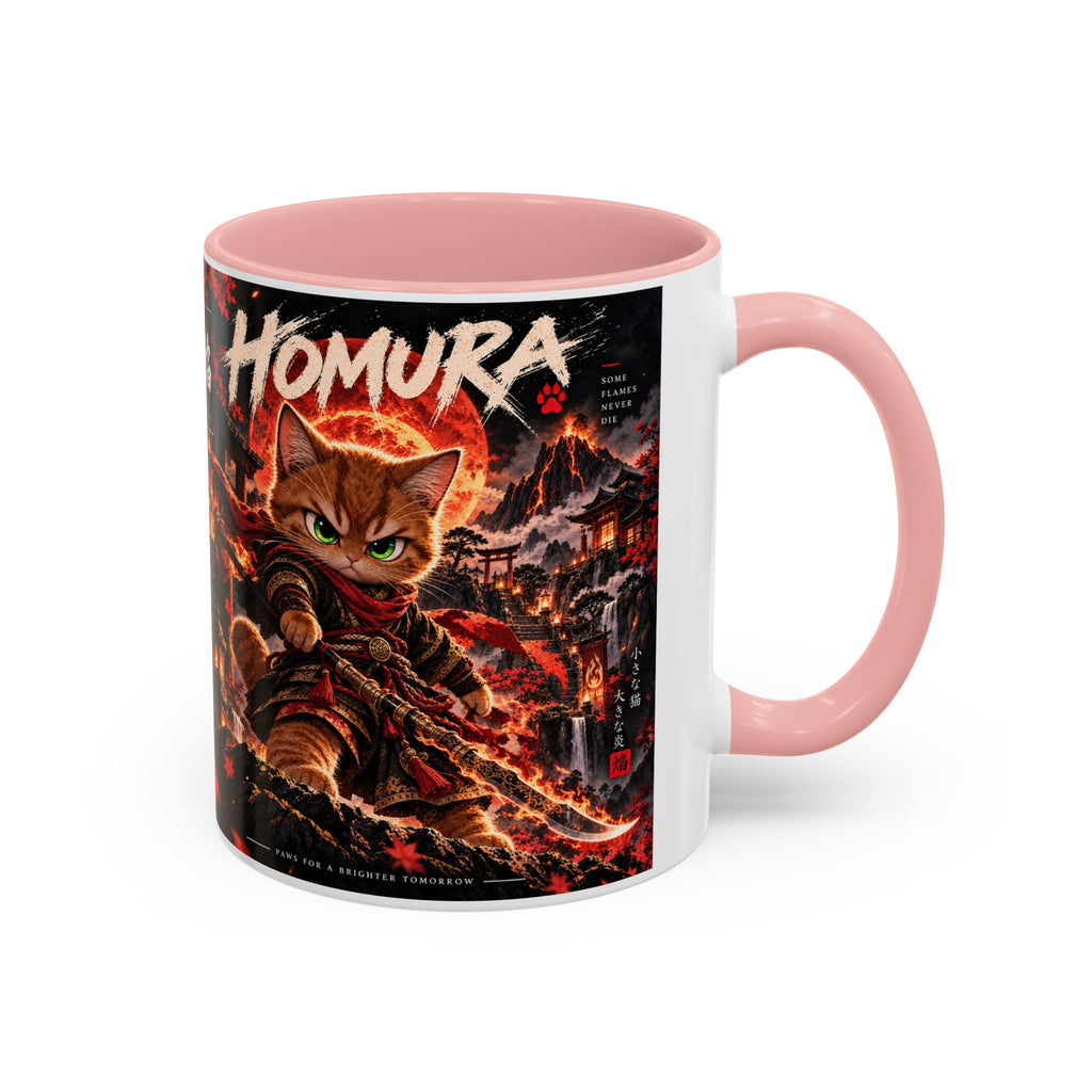 HOMURA 🔥 — The Fire Guardian Accent Coffee Mug (11, 15oz)