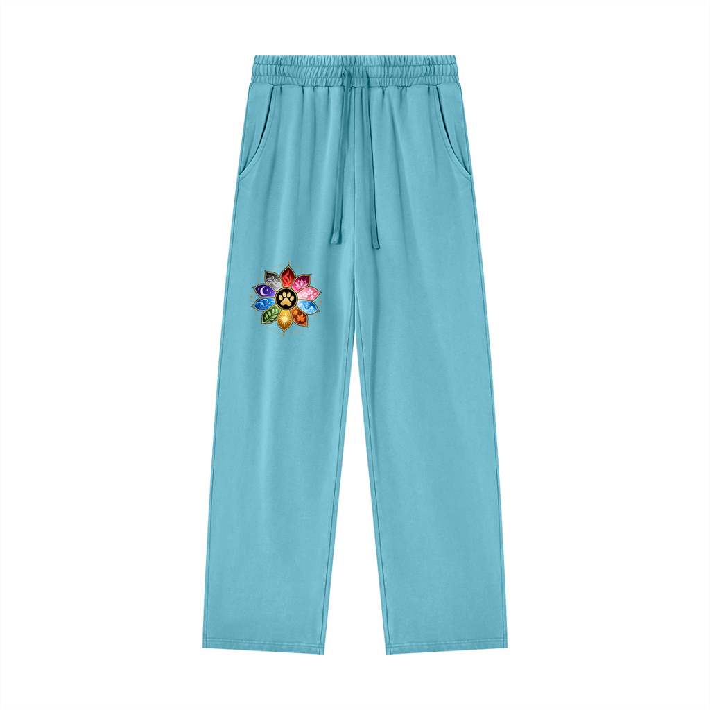 🐾 THE TEN PAWS — OFFICIAL SEAL Unisex Heavyweight Vintage Wash Sweatpants