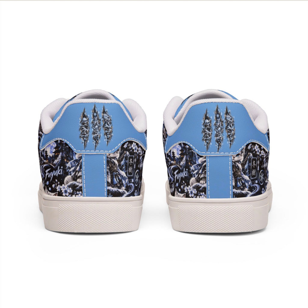 FUYUKI ❄️ — The Snow Warrior Men's Low-Top Leather Sneakers