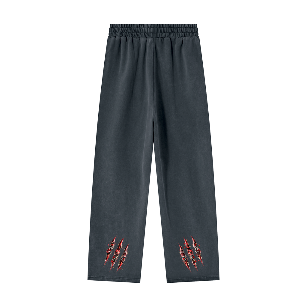 RENJI 🪷 — The Warrior Monk   Unisex Heavyweight Vintage Wash Sweatpants
