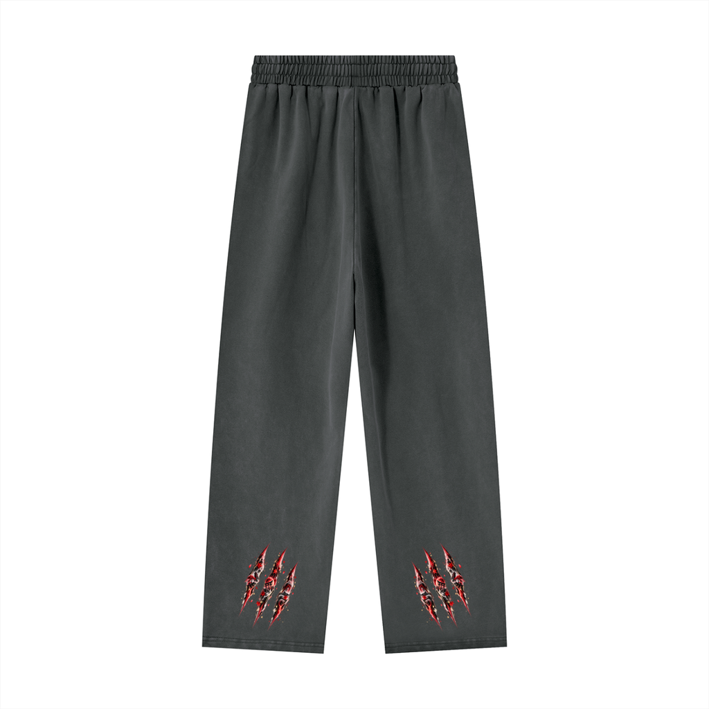 RENJI 🪷 — The Warrior Monk   Unisex Heavyweight Vintage Wash Sweatpants