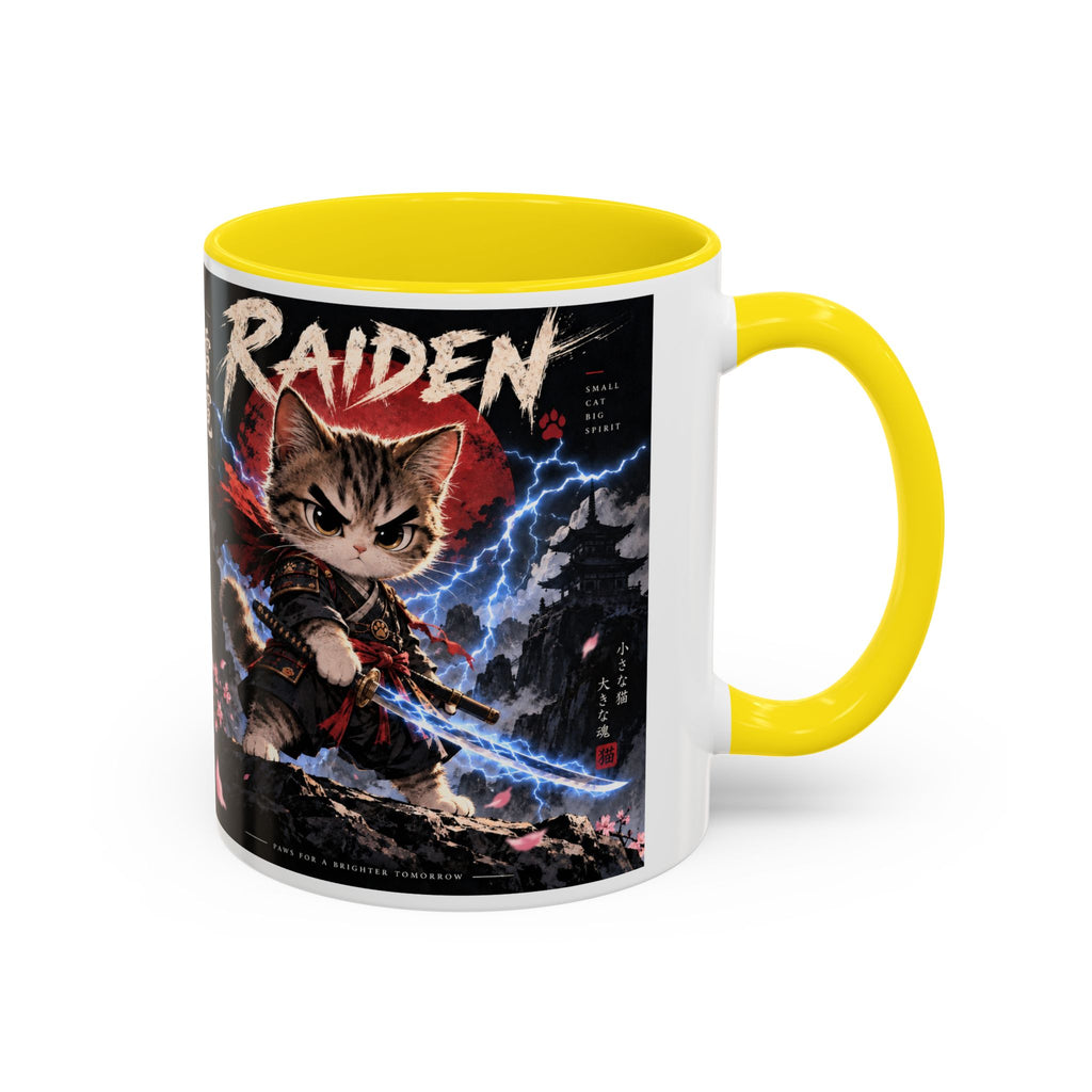 RAIDEN ⚡ — The Lightning Samurai Accent Coffee Mug (11, 15oz)