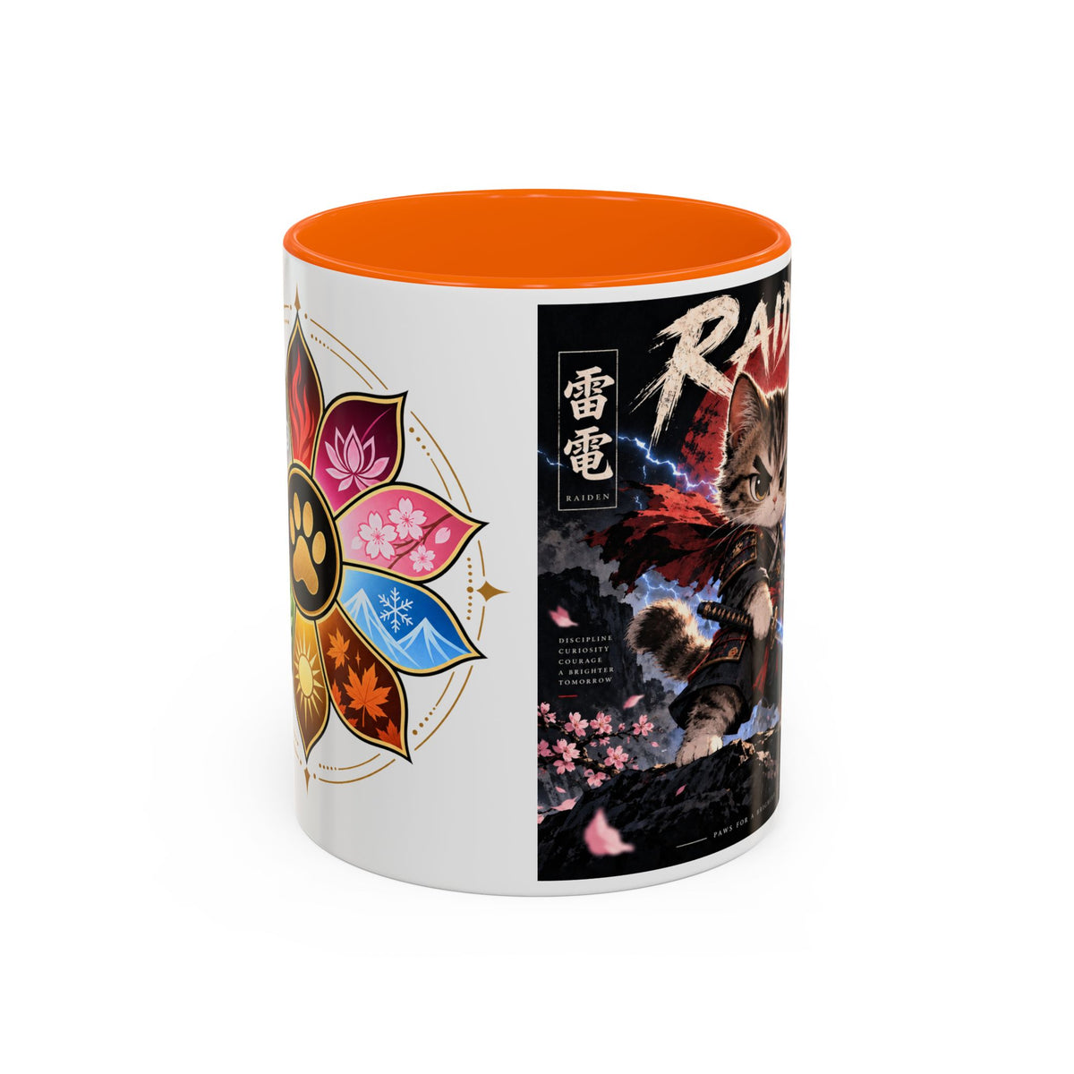 RAIDEN ⚡ — The Lightning Samurai Accent Coffee Mug (11, 15oz)
