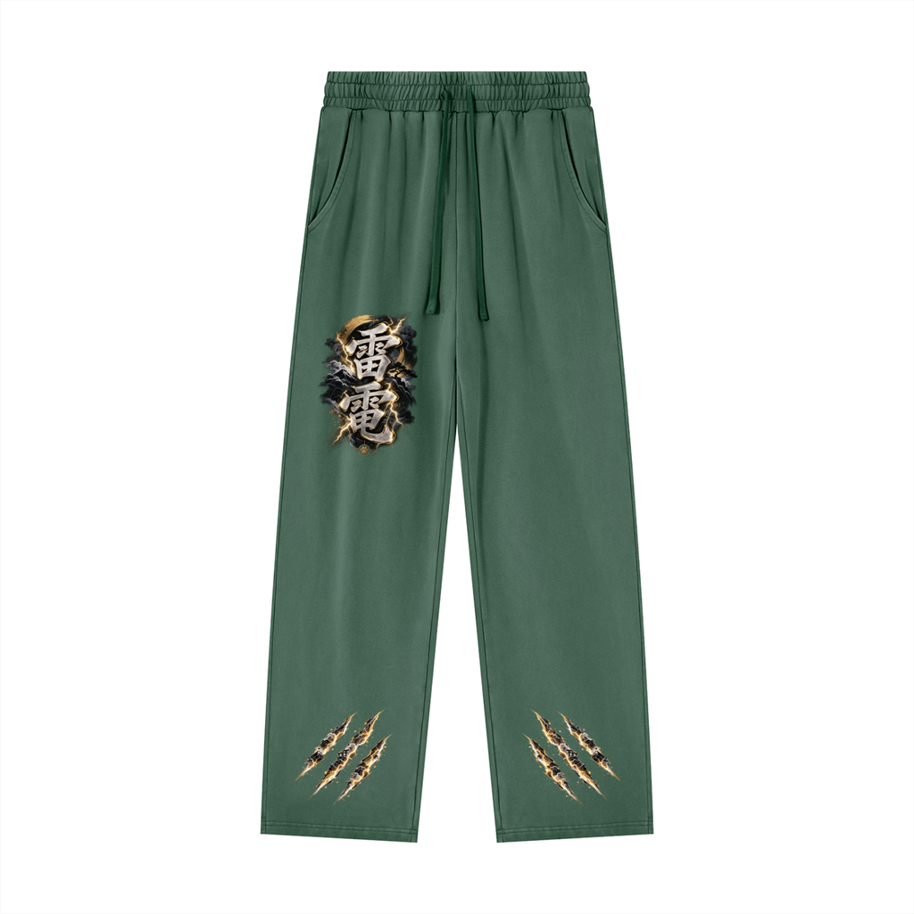 RAIDEN ⚡ — The Lightning Samurai Unisex Heavyweight Vintage Wash Sweatpants