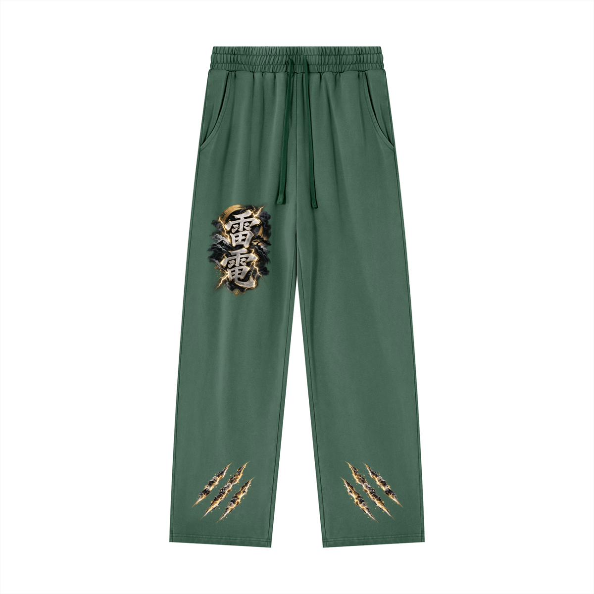RAIDEN ⚡ — The Lightning Samurai Unisex Heavyweight Vintage Wash Sweatpants
