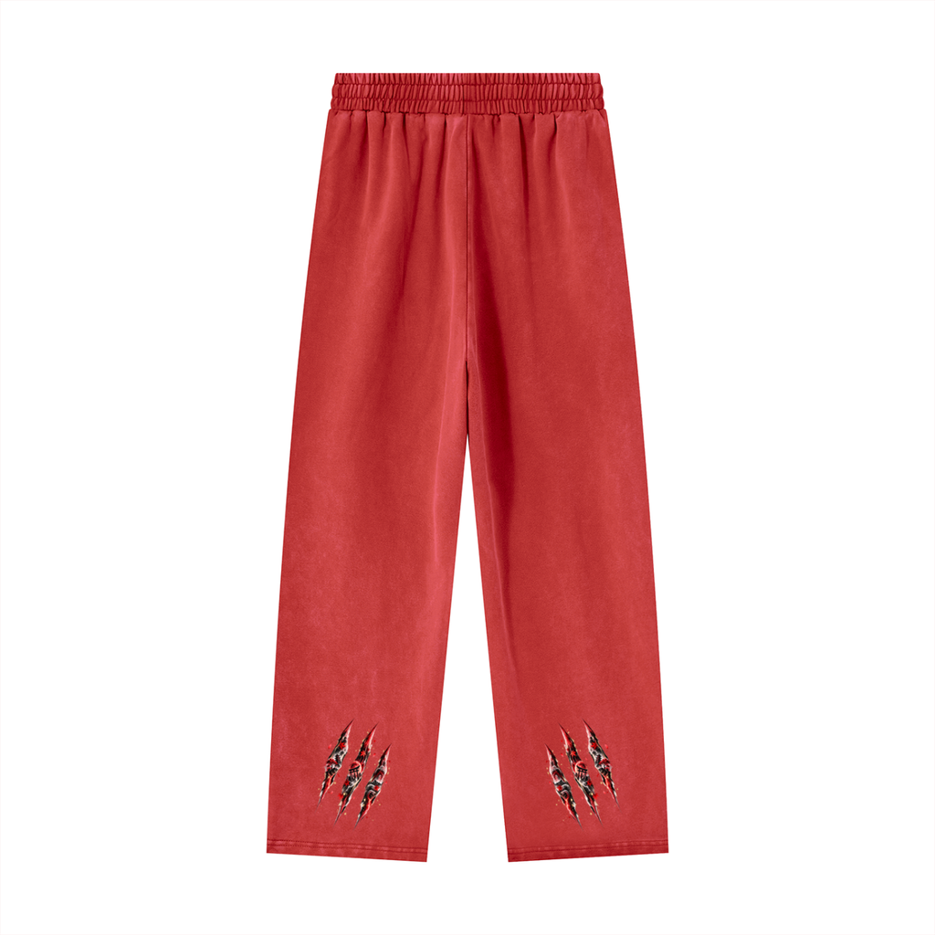 RENJI 🪷 — The Warrior Monk   Unisex Heavyweight Vintage Wash Sweatpants