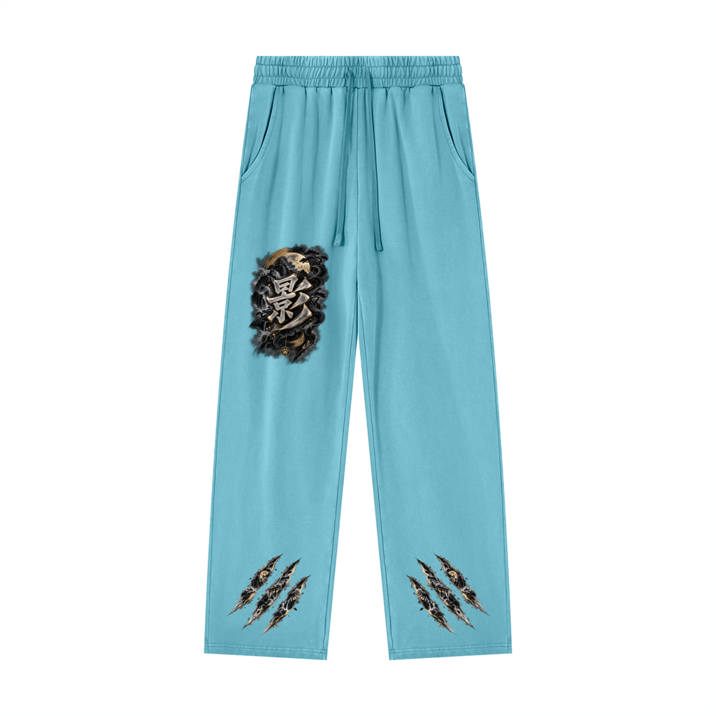 KAGE 🌑 — The Shadow Ninja   Unisex Heavyweight Vintage Wash Sweatpants