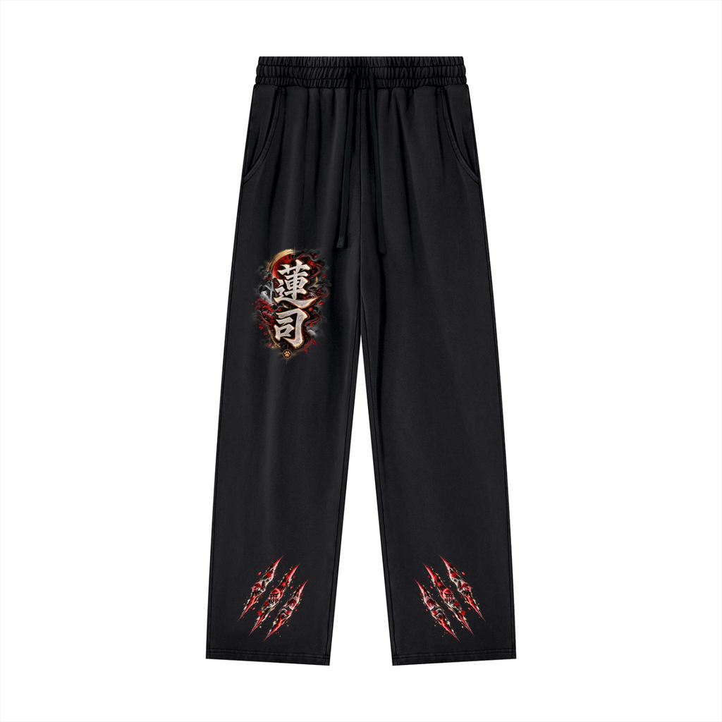 RENJI 🪷 — The Warrior Monk   Unisex Heavyweight Vintage Wash Sweatpants