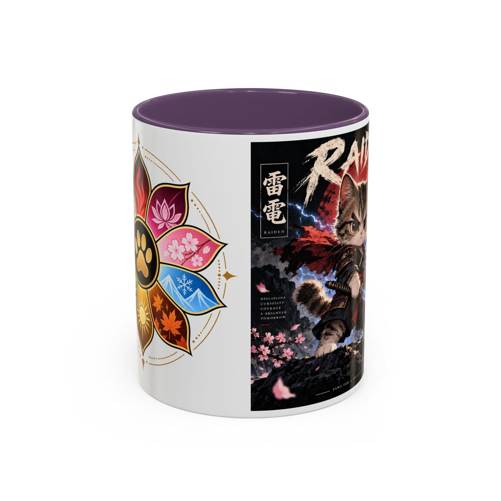 RAIDEN ⚡ — The Lightning Samurai Accent Coffee Mug (11, 15oz)