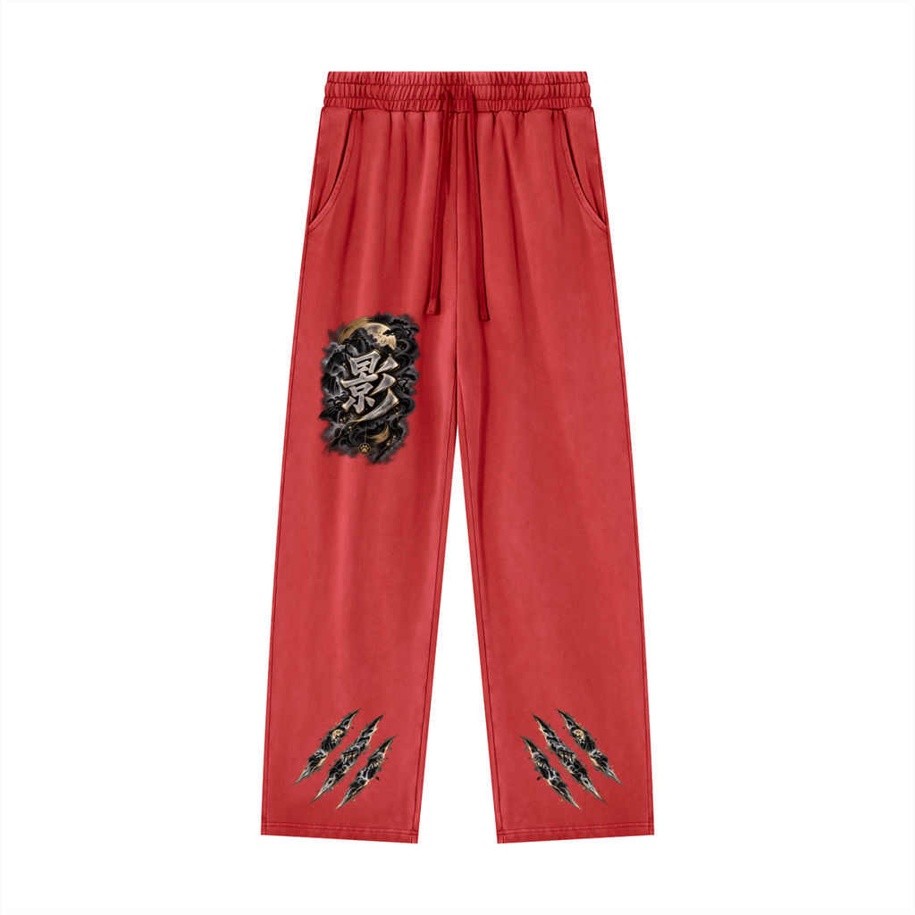 KAGE 🌑 — The Shadow Ninja   Unisex Heavyweight Vintage Wash Sweatpants