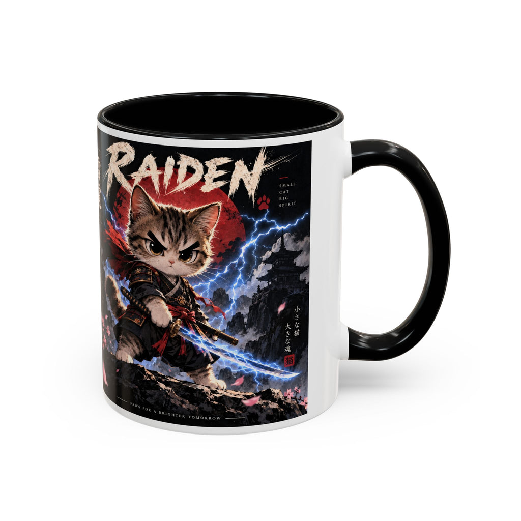 RAIDEN ⚡ — The Lightning Samurai Accent Coffee Mug (11, 15oz)