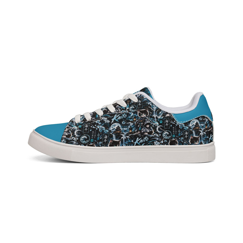 KAITO 🌊 — The Ocean Ronin Men's Low-Top Leather Sneakers