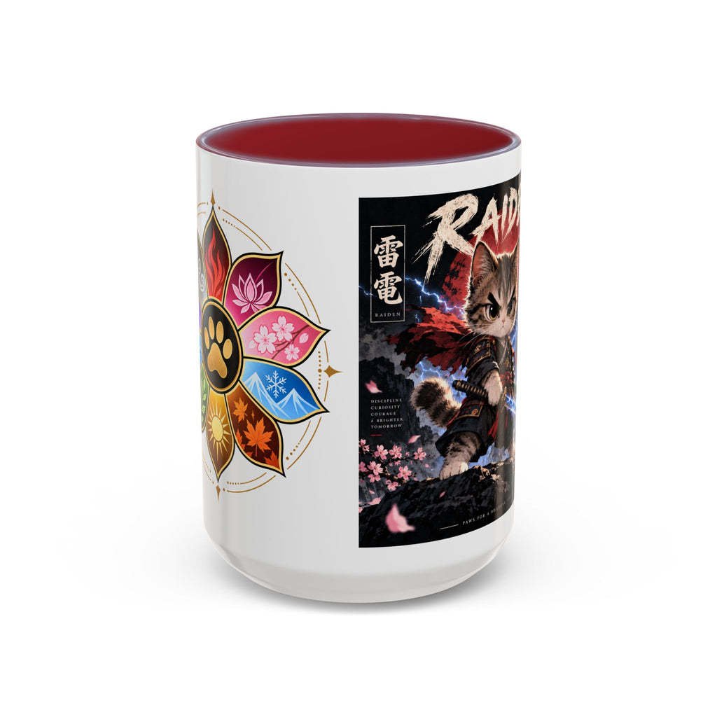 RAIDEN ⚡ — The Lightning Samurai Accent Coffee Mug (11, 15oz)
