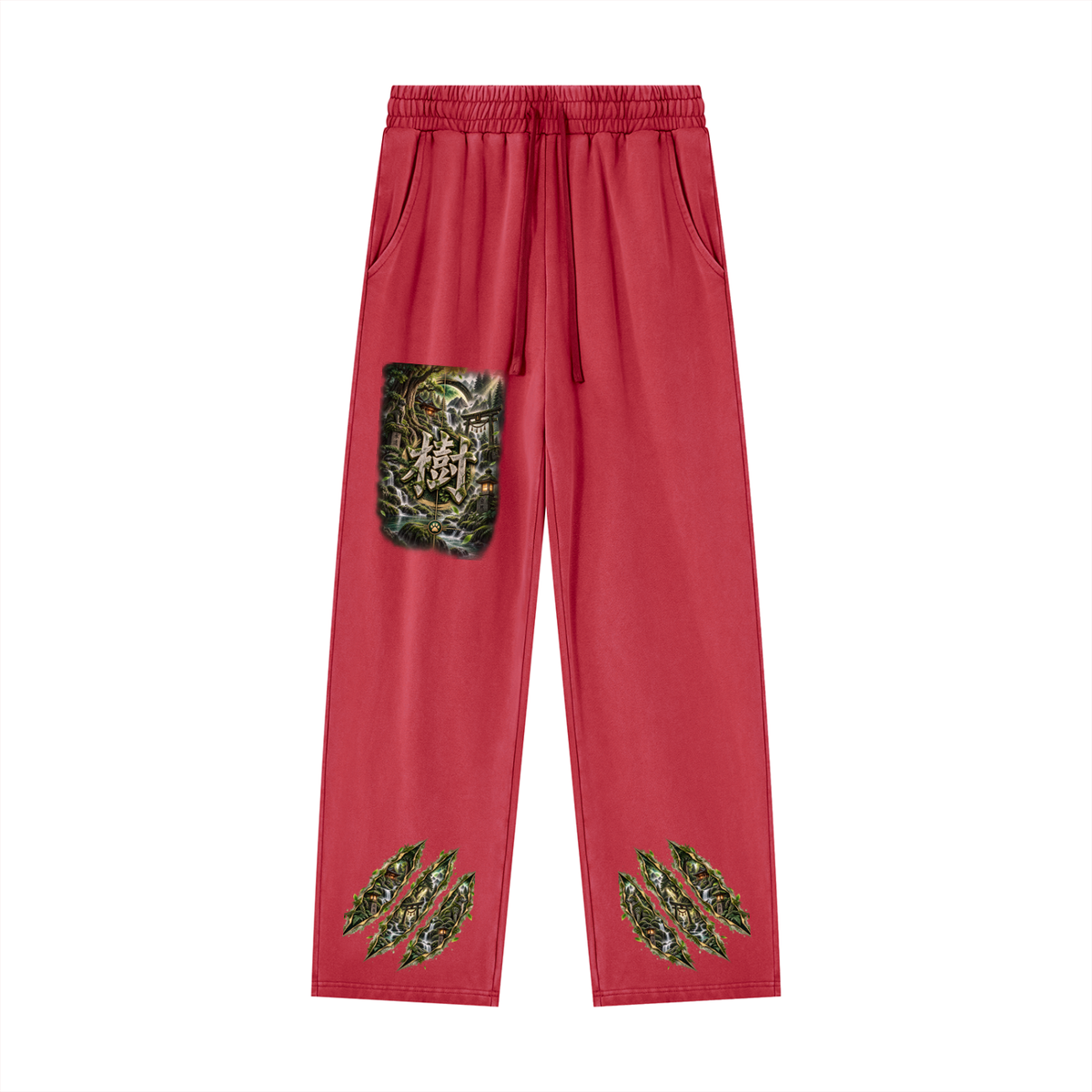 ITSUKI 🌿 — The Forest Guardian Unisex Heavyweight Vintage Wash Sweatpants