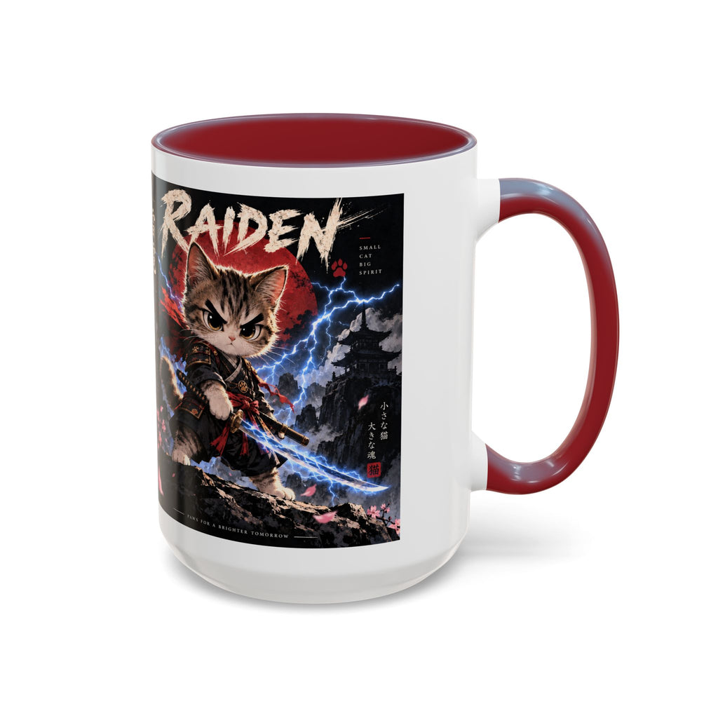 RAIDEN ⚡ — The Lightning Samurai Accent Coffee Mug (11, 15oz)