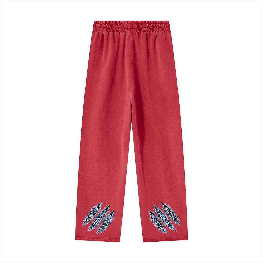 FUYUKI ❄️ — The Snow Warrior Unisex Heavyweight Vintage Wash Sweatpants