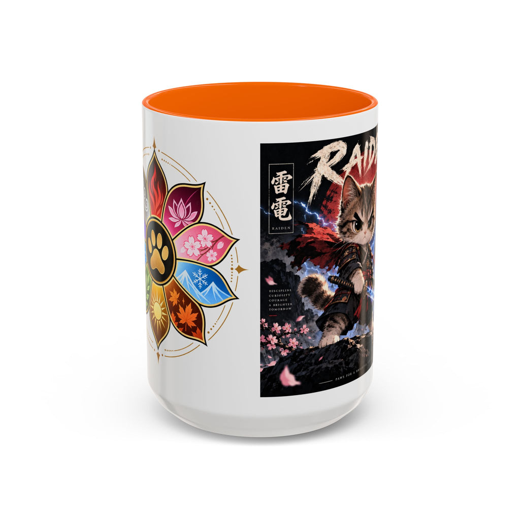 RAIDEN ⚡ — The Lightning Samurai Accent Coffee Mug (11, 15oz)