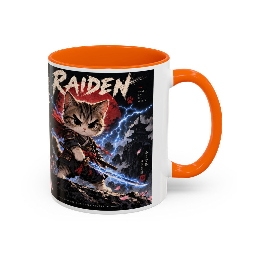 RAIDEN ⚡ — The Lightning Samurai Accent Coffee Mug (11, 15oz)